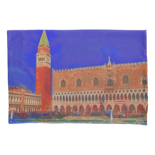 St. Mark's Square Piazzetta schilderij Kussensloop (Voorkant)