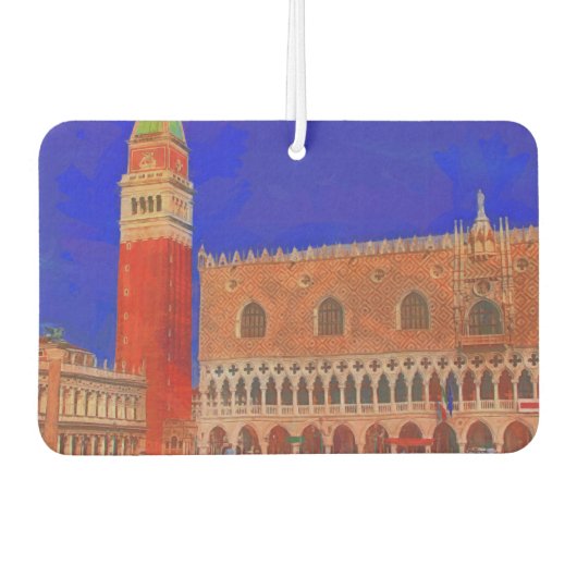 St. Mark's Square Piazzetta schilderij Luchtverfrisser (Voorkant)
