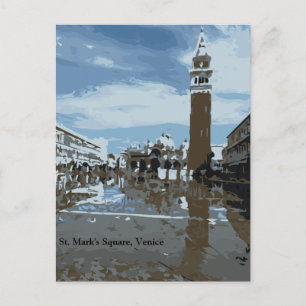 St. Mark's Square, Venetië, Italië Briefkaart