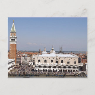 St. Marks Square, Venice Italy Briefkaart