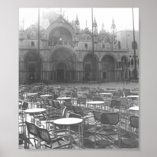 St. Marks Square Venice Italy Photo Print Poster (Devant)