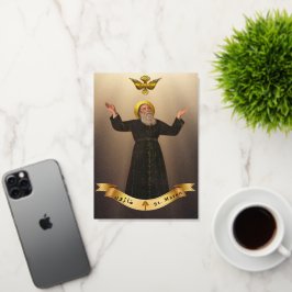 St. Maron م م ا و Maronite Church Patron Gift Folie Wenskaart