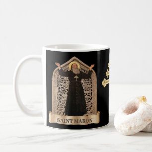 St. Maron en St. Charbel van de Maronitische ritus Koffiemok