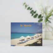 St. Martin briefkaart (Staand voorkant)