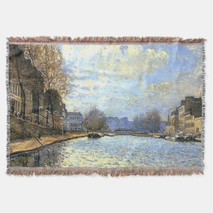 St Martin Canal Alfred Sisley Deken