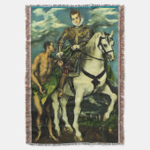 St Martin de Tours - San Martin Caballero Blanket Deken (Voorkant Verticaal)