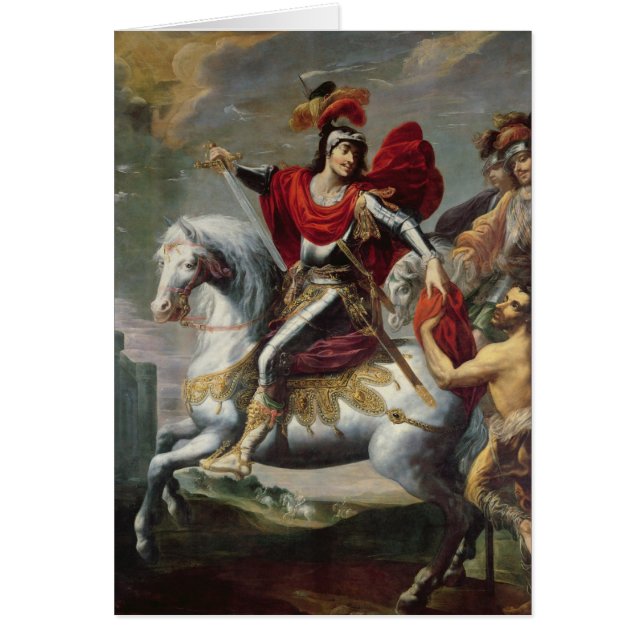 St Martin partageant son manteau avec le mendiant (Devant)