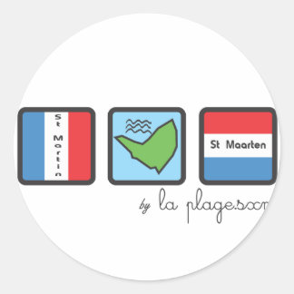 St. Martin Ronde Sticker