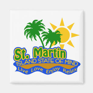 St. Martin State of Mind magnet Magneet