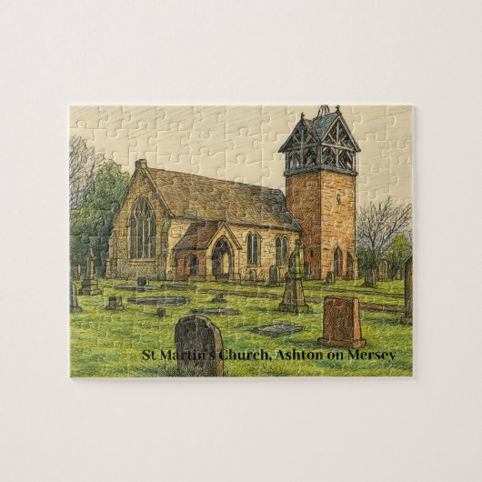 St. Martin's Church Puzzel Legpuzzel (Horizontaal)