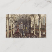 St Martins in the Fields, van 'Ackermann's Microc Visitekaartje (Achterkant)