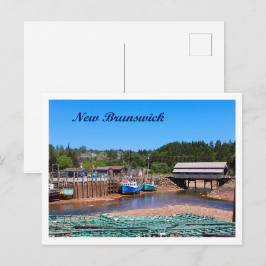 ST MARTINS NEW BRUNSWICK BRIEFKAART (Voorkant / Achterkant)