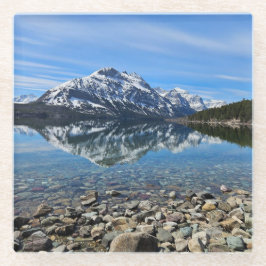 St Mary Lake Glazen Onderzetter