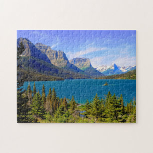 St. Mary Lake, het Nationale Park van de Gletsjer, Legpuzzel