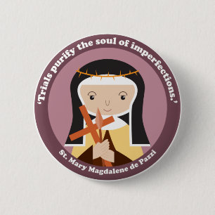 St. Mary Magdalene de Pazzi Ronde Button 5,7 Cm