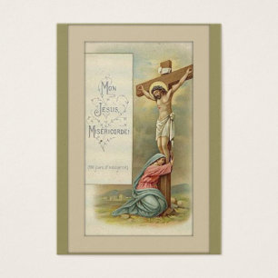 St. Mary Magdalene HOLY CARD Visitekaartje