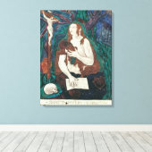 St. Mary Magdalene, Limousin Workshop Canvas Afdruk (Insitu (Houten vloer))