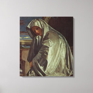 St. Mary Magdalene nadert de Sepulcher Canvas Afdruk