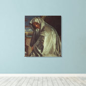 St. Mary Magdalene nadert de Sepulcher Canvas Afdruk (Insitu (Houten vloer))