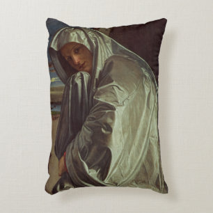 St. Mary Magdalene nadert de Sepulcher Decoratief Kussen