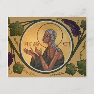 St. Mary of Egypt Prayer Card Briefkaart