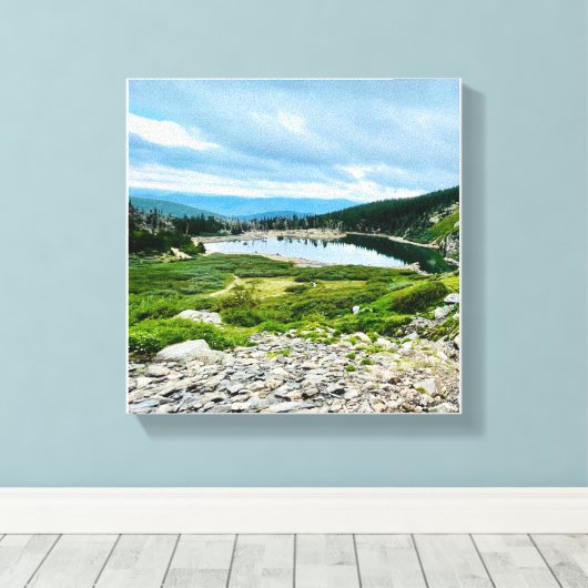 St. Mary’s Glacier CO Canvas Afdruk (Insitu (Houten vloer))