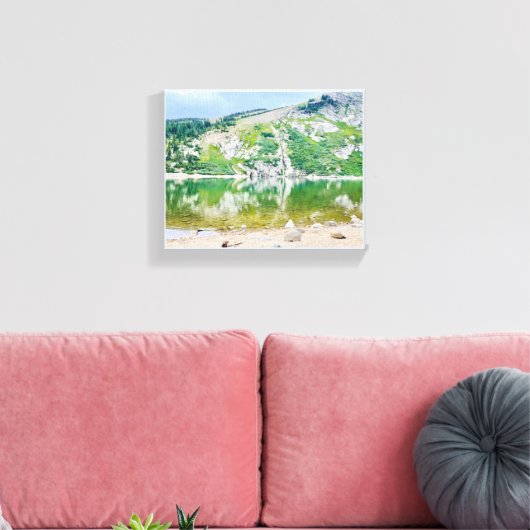 St. Mary’s Glacier, CO Stretched Canvas Print (Insitu (Woonkamer))