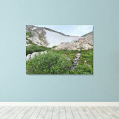 St. Mary’s gletsjer Stretched Canvas Print (Insitu (Houten vloer))