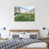 St. Mary’s gletsjer Stretched Canvas Print (Insitu (Slaapkamer))