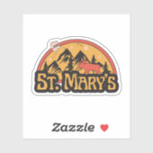 St. Mary's, Alaska Sticker (Vel)