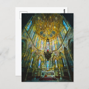 St. Mary's Cathedral Kilkenny, Ierland Interior Briefkaart