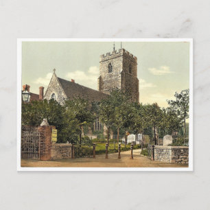 St. Mary's Church, Folkestone, Engeland zeldzame f Briefkaart