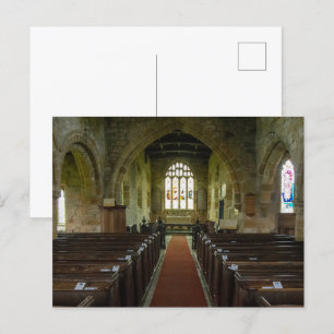 St. Mary's Church, Leake North Yorkshire Erfgoed Briefkaart