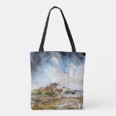 St. Mary's Lighthouse Canvas tas (Achterkant)
