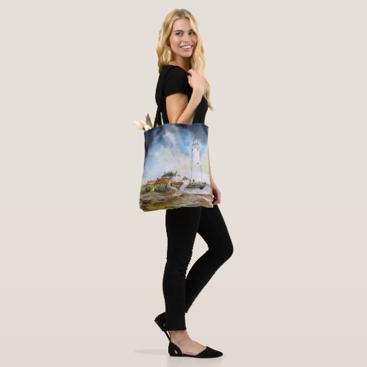 St. Mary's Lighthouse Canvas tas (Op model)