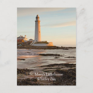 St Mary's Lighthouse England Briefkaart