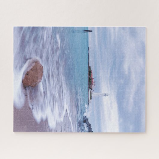 St Mary's Lighthouse Whitley Bay Verenigd Koninkri Legpuzzel (Horizontaal)