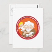 St. Matthew de Apostle Briefkaart (Voorkant / Achterkant)