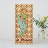 St. Matthew de Apostle (RLS 10) Kaart (Staand voorkant)