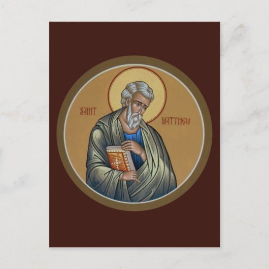 St. Matthew Prayer Card Briefkaart (Voorkant)