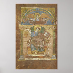 St. Matthew van het evangelie van de Riquier Poster