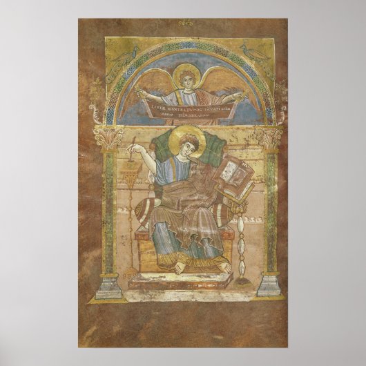 St. Matthew, van het evangelie van de Riquier Poster (Voorkant)
