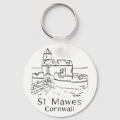 St Mawes Castle Keyring Sleutelhanger (Achterkant)