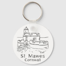 St Mawes Kasteel Sleutelhanger