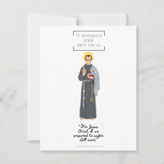 St. Maximilian Kolbe Flat Wenskaart