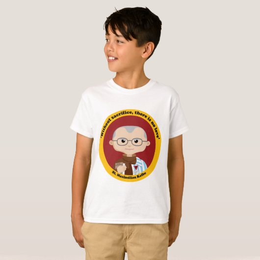 St. Maximilian Kolbe T-shirt (Voorkant volledig)