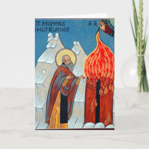 St. Maximus de Brander van de Hut Kaart