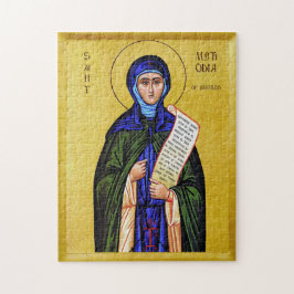 St. Methodia of Kimolos Orthodox Christian Icon Legpuzzel