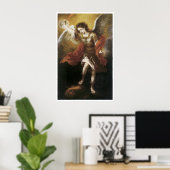 St. Michael, 1665-66 Bartolome Esteban Murillo Poster (Thuiskantoor)