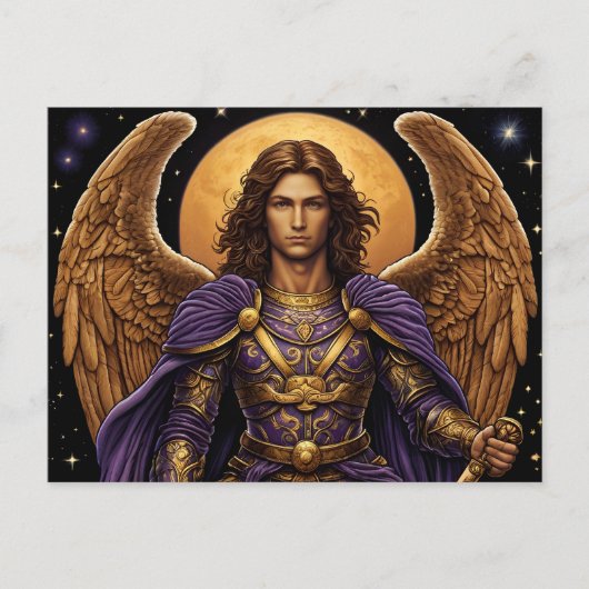St Michael Aartsengel Katholiek Briefkaart (Voorkant)